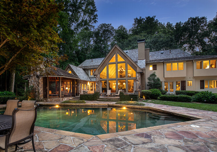 Twilight Luxury Residential Real Estate Home