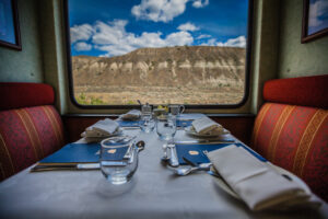 Dining Service aboard the Rocky Mountaineer