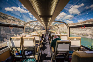 Glass dome of the Rocky Mountaineer