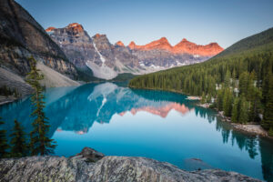 Moraine Lake in Banff Canada, Travel Photography